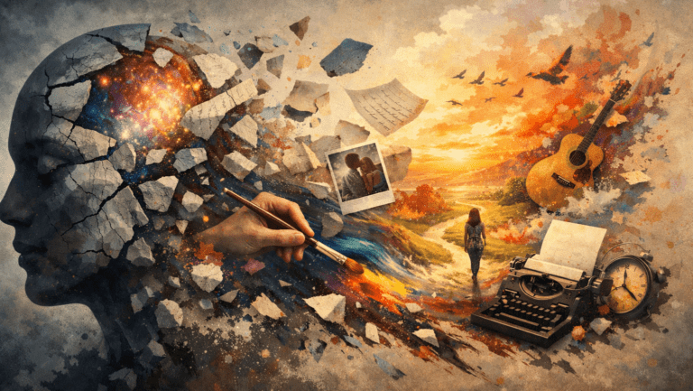 kreativitás, trauma